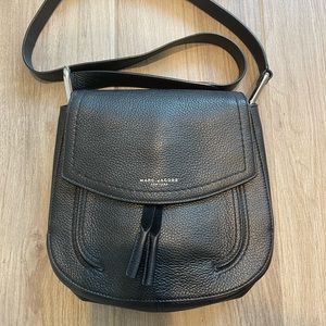 Perfect size black leather Marc Jacobs bag